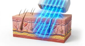 소프트웨이브 초음파 평행 빔 기술의 3D 시각화